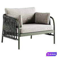Taormina outdoor chair 3D Model Corona