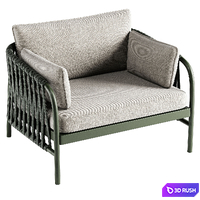 Taormina outdoor chair 3D Model Corona