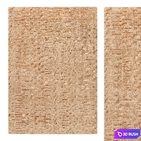 Taru Wool Rug 3D Model Corona