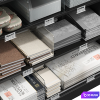Stationery stand 002 3D Model Corona