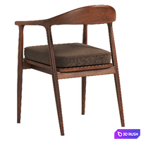 Outdoor Dining Chair Beale 3D Model Vray, Corona