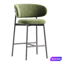 Ferrara Deephouse Bar Stool 3D Model Corona