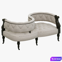 Eichholtz Sofa Gaby 3D Model Vray