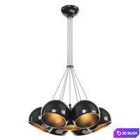 Nowodvorski BALL BLACK - GOLD 6588 3D Model Vray