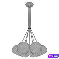 Nowodvorski BALL BLACK - GOLD 6588 3D Model Vray