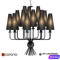 Chandelier MM Lampadari Silvestro 3D Model Corona