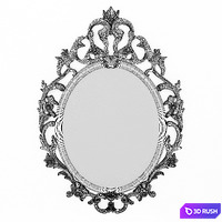 Mirror IKEA Ung Dril 3D Model Vray