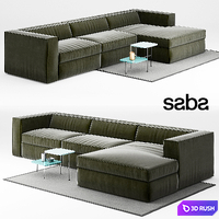 Saba Up Desk 3D Model Corona