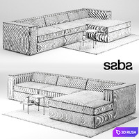 Saba Up Desk 3D Model Corona