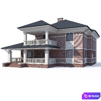 ABS House V63 3D Model Vray