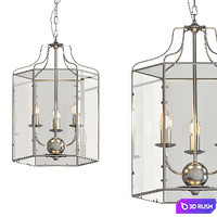 Cougar Arcadia 6 Light Pendant Light 3D Model Vray