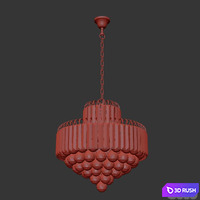 Chandelier Ovada E 1.5.50.100 G 3D Model Vray