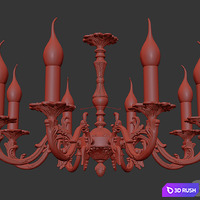 Chandelier Dolce E 1.1.8 AG 3D Model Vray