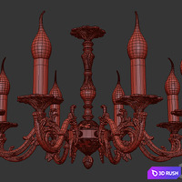 Chandelier Dolce E 1.1.8 AG 3D Model Vray
