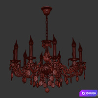 Chandelier Lauria E 1.1.10.200 GH 3D Model Vray