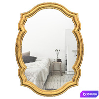 Mirror figured AKI-46409 3D Model Vray
