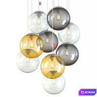 Fatboy Spheremaker colorful ceiling pendant lights 3D Model Vray, Corona