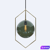 GLASSBALL 3 lampatron pendant light 3D Model Corona
