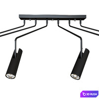 Lamp Nowodvorski 6498 EYE SUPER GRAPHITE VI zwis 3D Model Corona