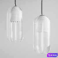 Gople lamp_Artemide 3D Model Corona