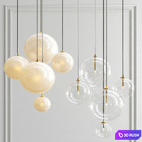 Magische Pendelleuchte - Cluster 3D Model Vray
