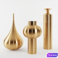 Tom Dixon - Beat Vessel Family 3D Model Corona