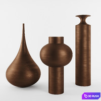 Tom Dixon - Beat Vessel Family 3D Model Corona
