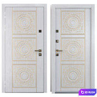 Entrance metal door of Bezha 6 (Your Frame) 3D Model Vray, Corona