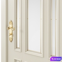 Door 344 3D Model Vray