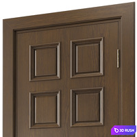 Door 382 3D Model Vray
