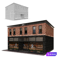 building03-cafe 3D Model Vray