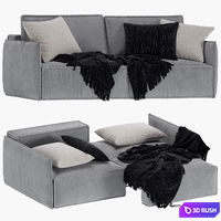 Sofa Oljen Happy Gray Loft 3D Model Corona