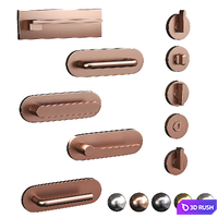 Olivari door handles Vol1 3D Model Vray