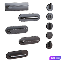 Olivari door handles Vol1 3D Model Vray