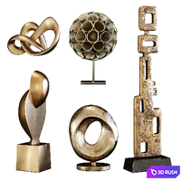 Sculptures 18 3D Model Vray, Corona