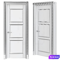 Interior door 3D Model Vray