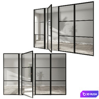 Pivot Doors by Smartsystems 3D Model Vray, Corona