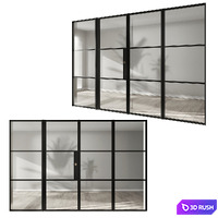Pivot Doors by Smartsystems 3D Model Vray, Corona