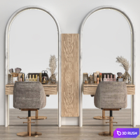 Beauty salon 01 3D Model Vray, Corona