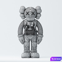 KAWS Astronaut 3D Model Vray