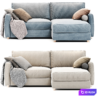 Corner Sofa Lilya 3D Model Corona