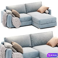 Corner Sofa Lilya 3D Model Corona