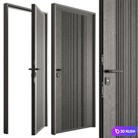 Modern Door Set 101 3D Model Vray, Corona