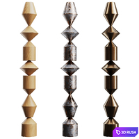 Sculpture Constantina Totem 01 3D Model Corona