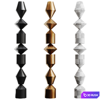 Sculpture Constantina Totem 01 3D Model Corona
