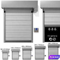 Gates for garage or car service 3D Model