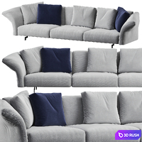 Dambo Sofa 3D Model Vray, Corona