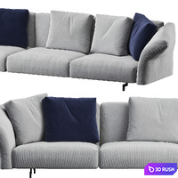Dambo Sofa 3D Model Vray, Corona
