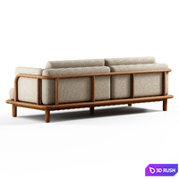 Kave Home - Turqueta, 3 Seater Sofa 3D Model Vray