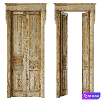 Old classic door 005 3D Model Vray